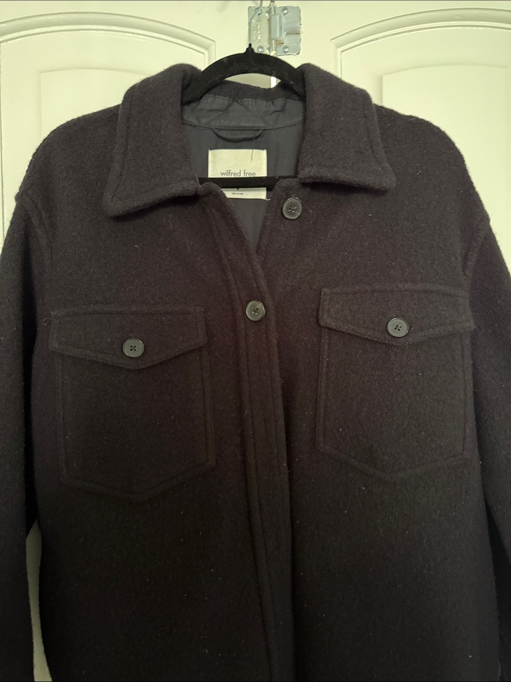 Wilfred free 100% merino wool jacket
